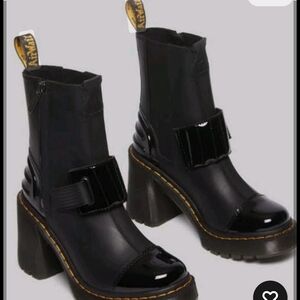 Dr. Martens Black Heeled Boots